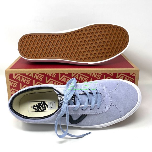 🎄 Santa’s Special 🎁 VANS Sport Zen Low Top Blue Suede Men’s Size 10.5 Sneak - Picture 2 of 10